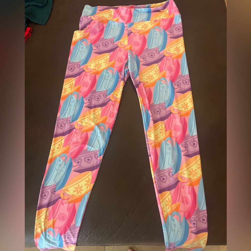 Disney parks Tea cups leggings